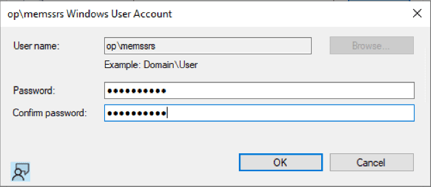 Changing the ConfigMgr reporting point account password. 