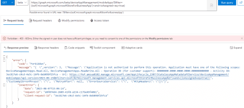 Graph Explorer Getting Started with Intune Data Analysis - Ask Garth